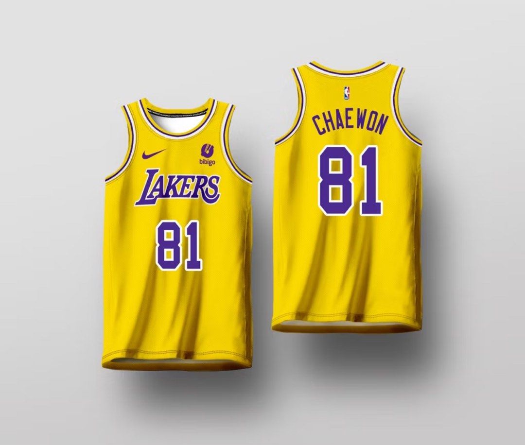 LE SSERAFIM Lakers basketball jersey (chaewon x eunchae x