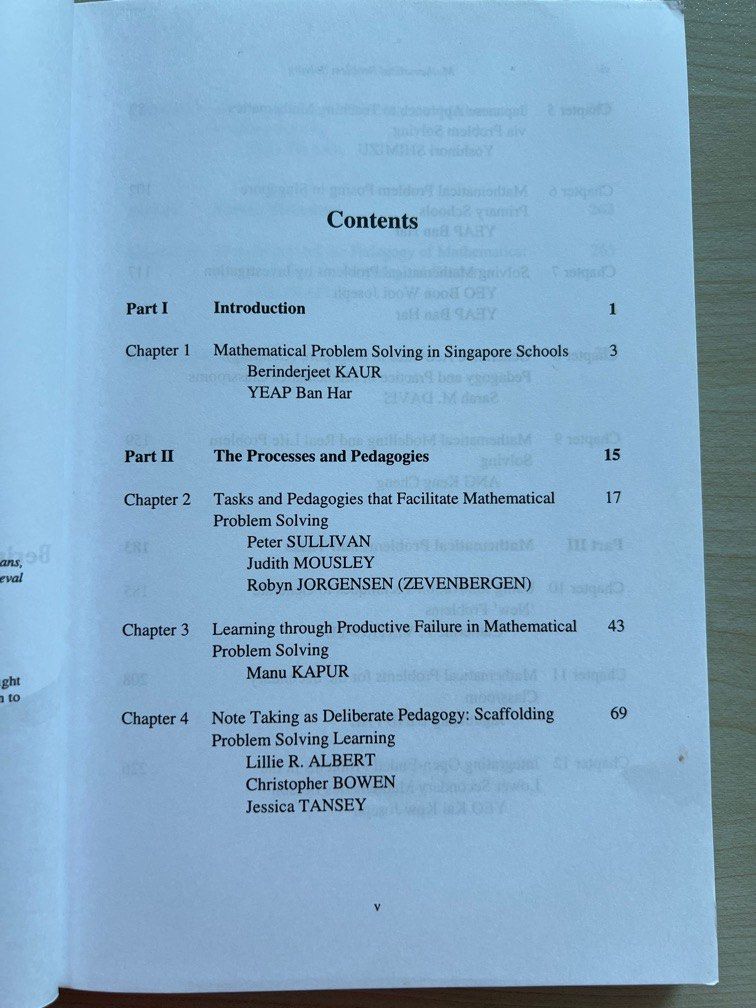 Mathematical Problem Solving (Category: Others) located in Bukit Baharu. Submitted by twwei81 (Listing ID 1340898046, Image 3). Description: .