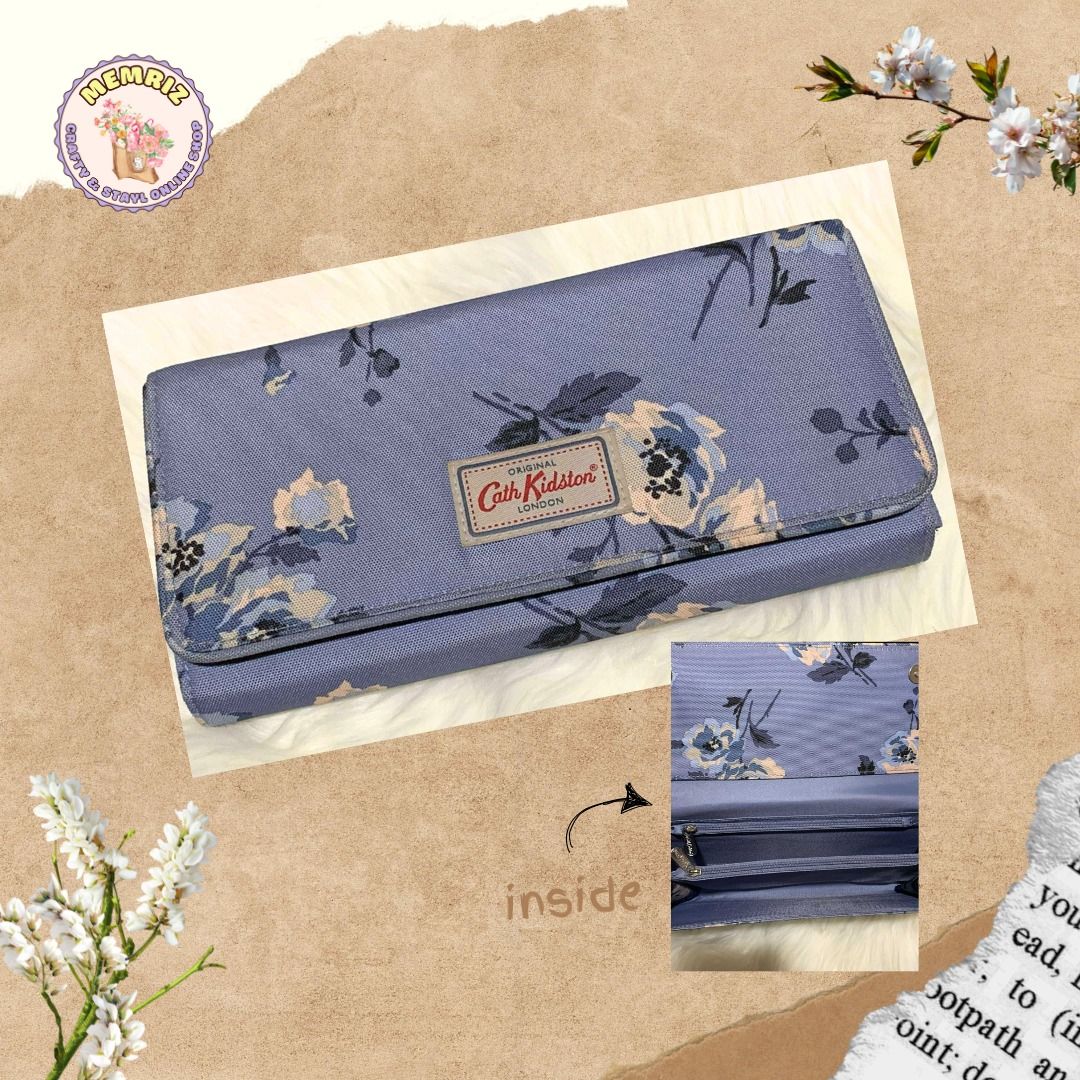 Memriz - Cath Kidston Travel Wallet (Category: Wallets & Card holders) located in Quezon City. Submitted by eryschel.co (Listing ID 1340980798, Image 1). Description: 💜Preloved - Travel Wallet 💜Brand: Cath Kidston (Original) 💜Color: Blue (floral) 💜Size: Long 💜No flaws 💜Price: Php500 📩Note: 📍Delivery Fee - not included (via lalamove/j&t) 📍GCash payment only.