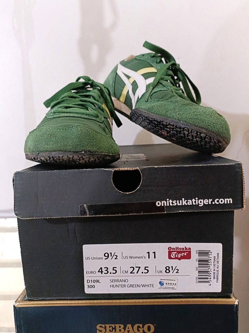 Mens Onitsuka Tiger Serrano Hunter Green Men s Fashion Footwear Sneakers on Carousell