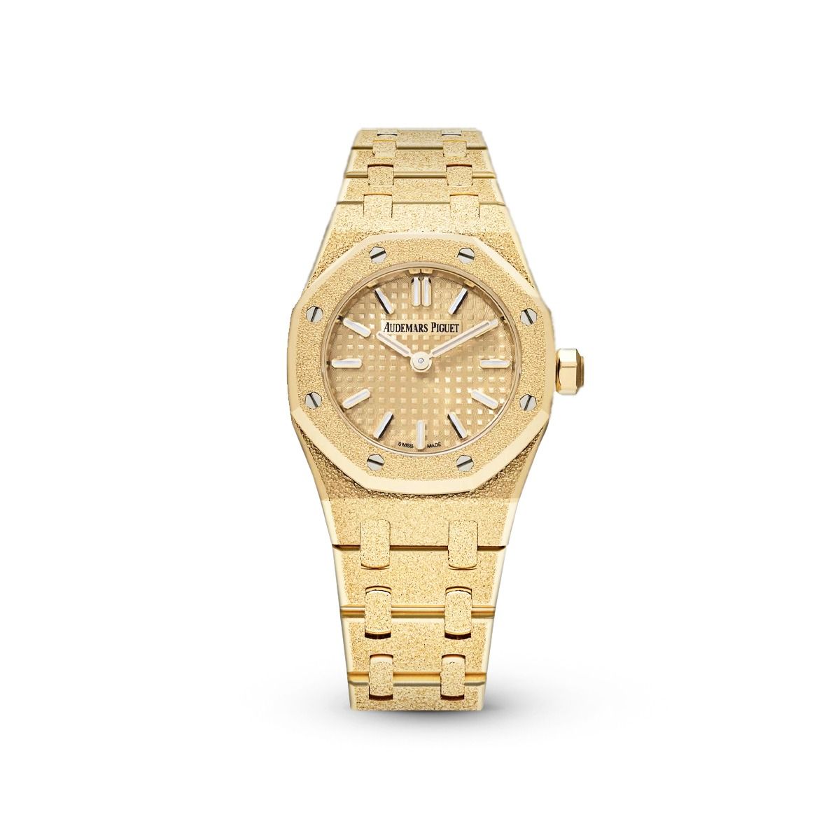 New 2024 Audemars Piguet Royal Oak Mini 67630BA.GG.1312BA.01 67630BA Yellow Gold (Category: Watches) located in Singapore. Submitted by luxehouze (Listing ID 1272989020, Image 1). Description: Join our Community for special deals and latest arrivals! //bit.ly/LHWatchesSG Audemars Piguet Royal Oak Mini 67630BA.GG.1312BA.01 67630BA Yellow Gold Please contact us for product availability Watch Details: SKU: 0011622 Condition: New (100%) Dial: Yellow 