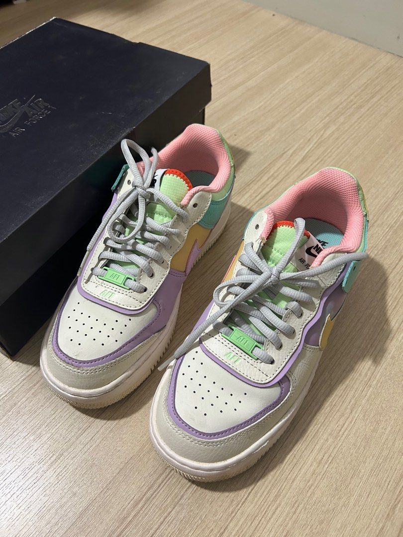 Nike Air Force 1 Shadow Pale Ivory Celestial Gold Women s Fashion Footwear Sneakers on Carousell