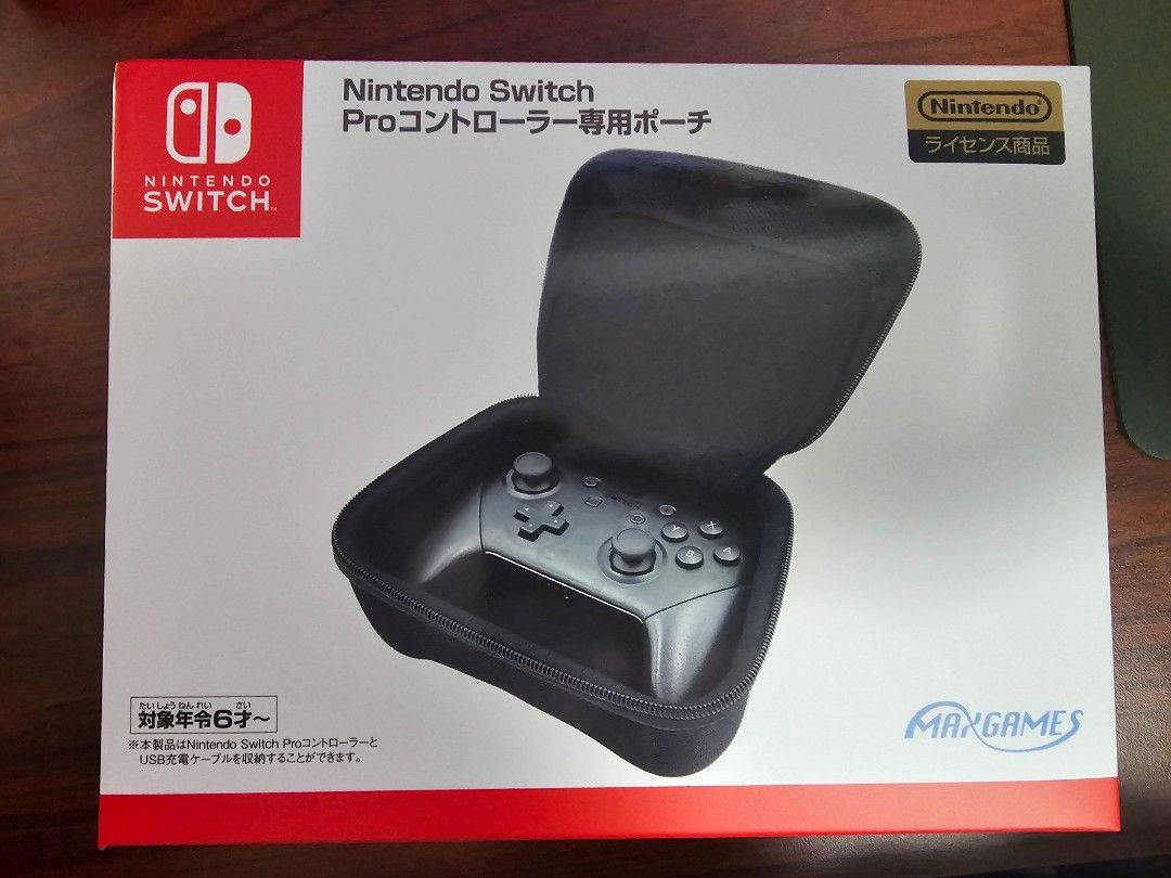 Nintendo switch pro controller case (Category: Controllers) located in Singapore. Submitted by kaykaykay (Listing ID 1340980055, Image 1). Description: Brand new in box.