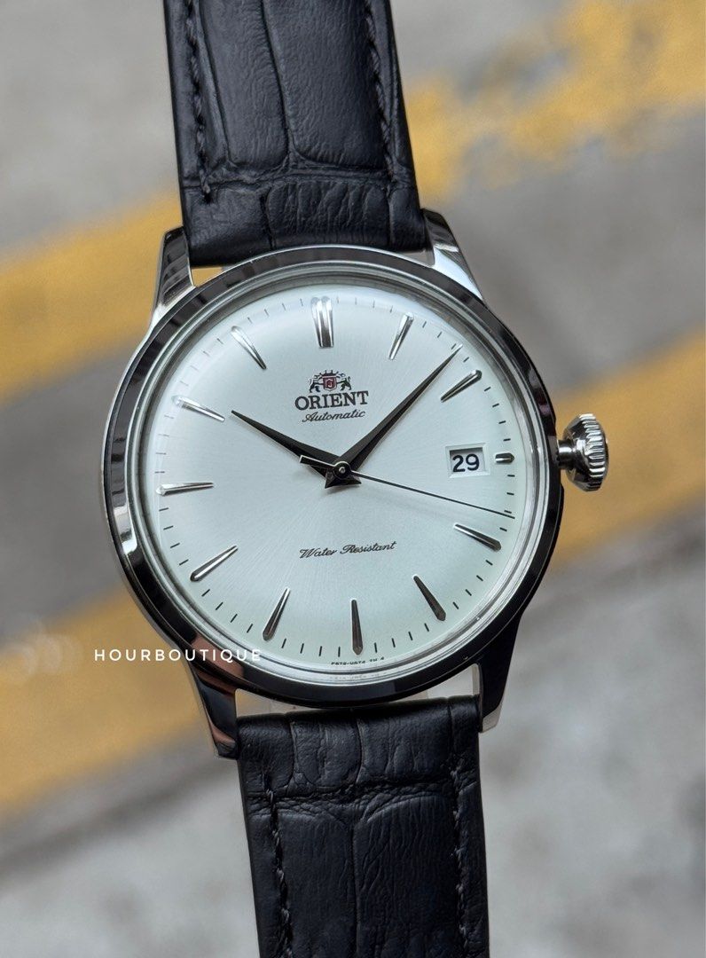 Orient Bambino 38mm Silver Dial Mid Size Automatic Watch RA - Main Image