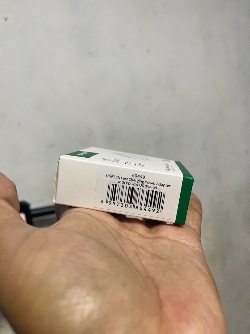 original ugreen iphone 20W usb c power adapter (Category: Chargers & Cables) located in Quezon City. Submitted by roldanjred46732 (Listing ID 1341045160, Image 3). Description: original ugreen brand iphone,ipad,ipod fast charger usb c power adapter high quality safe charging price-350 only brand new with store warranty.