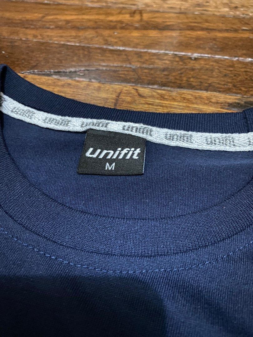 Plain blue sports shirt (Category: Activewear) located in Manila. Submitted by kookoocart (Listing ID 1340875168, Image 2). Description: Size on tag: Medium Length: 25 Width: 18 MOP: Gcash MOD: J&T, SDD (joyride, lalamove) Meetup: Around DLSU.