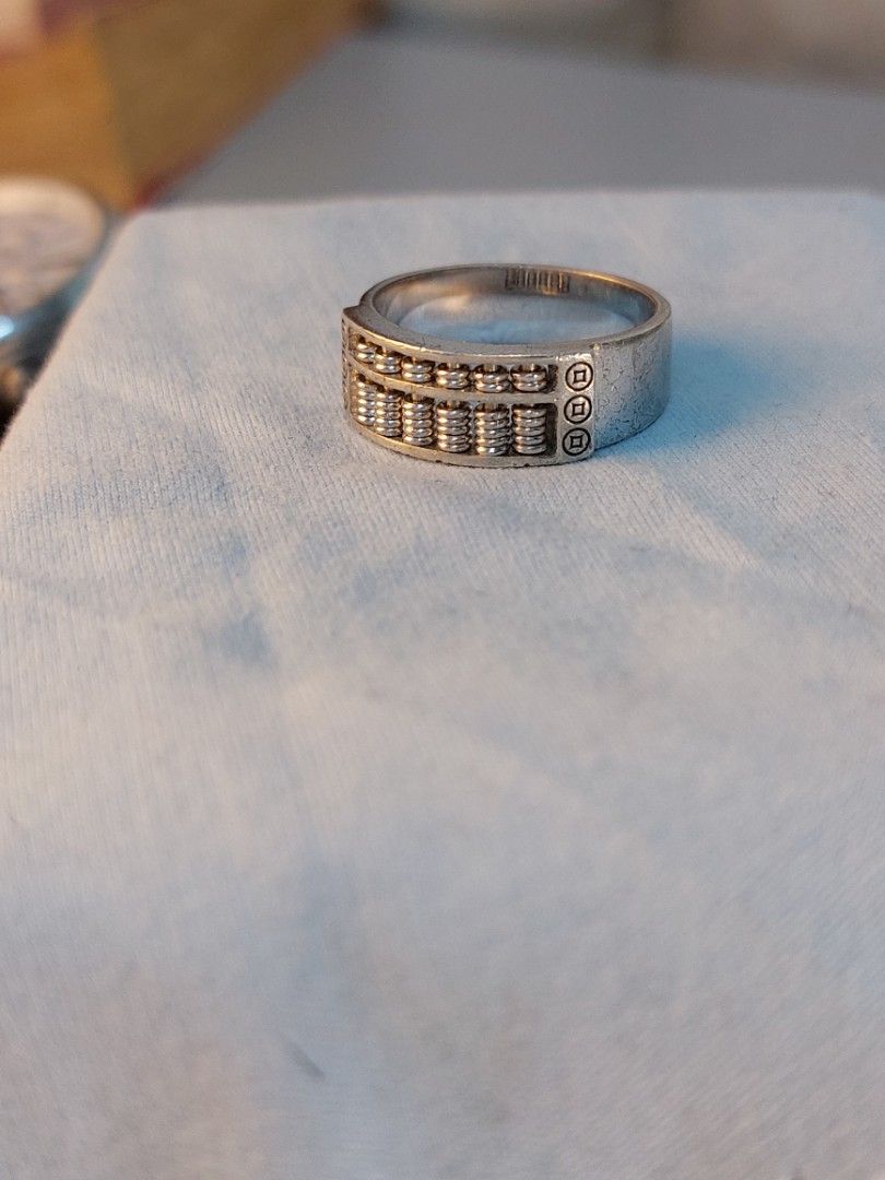 POH Kong Abacus silver Ring