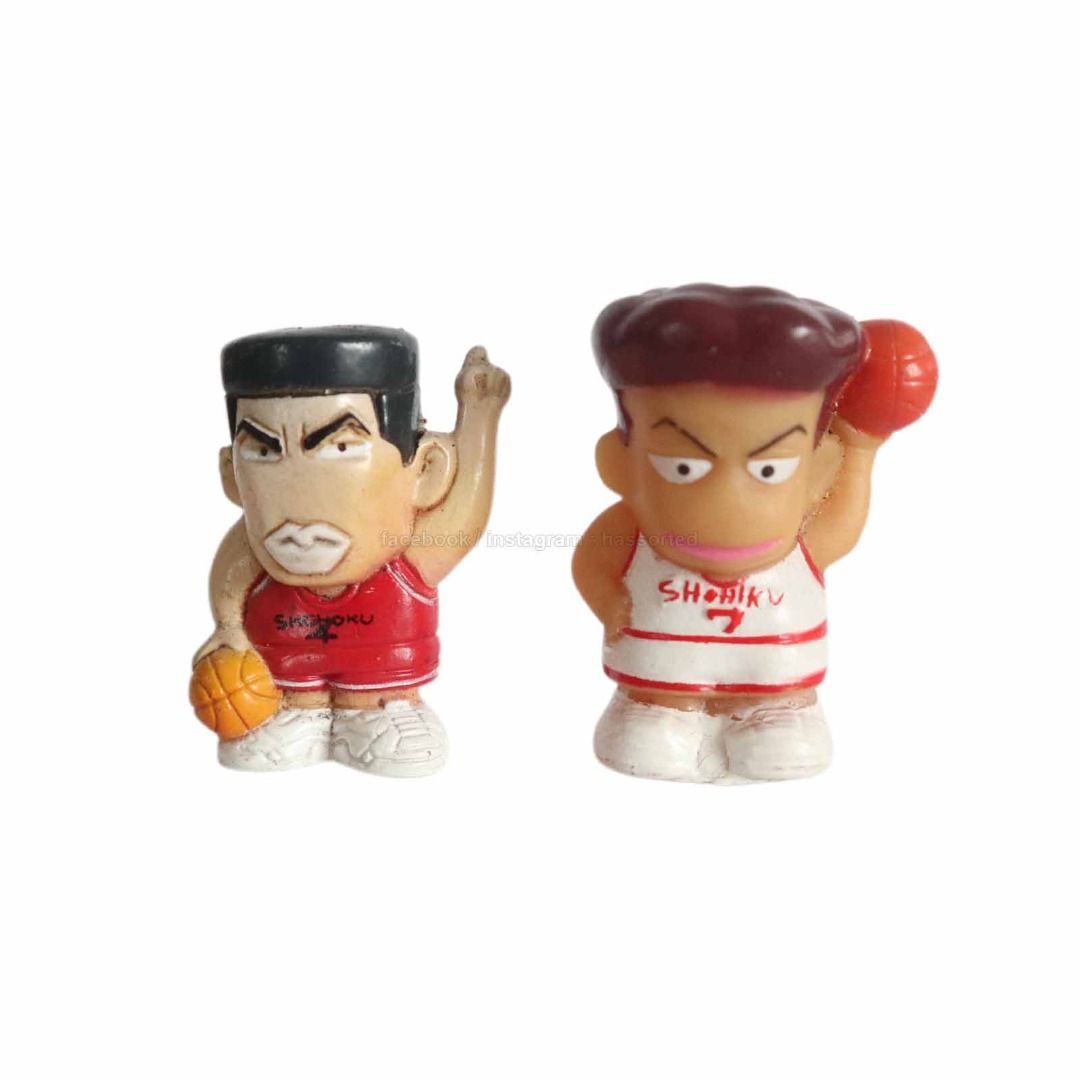 slamdunk | bunny wood (Category: Designer & Blind Box Toys) located in Makati City. Submitted by hassorted09 (Listing ID 1340990692, Image 1). Description: bunny wood ---php 39 syota miyagi ---php 189 slam dunk Soft Vinyl Doll Mascot ©s.tadt akagi ---php 189 slam dunk shohoku starting Lineup Mascot ©bandai pre-loved and onhand, so cute to collect or use battery for comparison whatyouseeiswhatyouget scratch|paintchips|as is please manage your expe