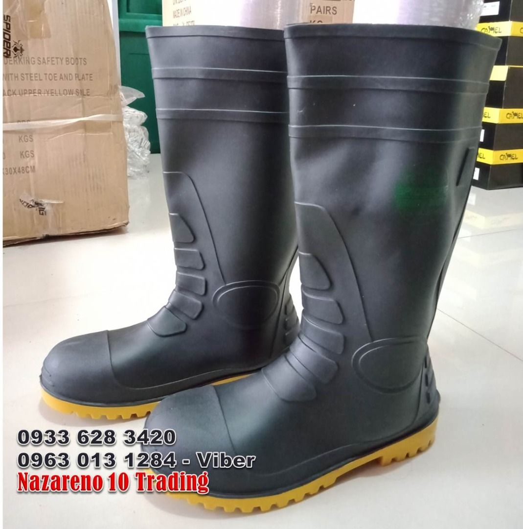 Spider steel toe boots top