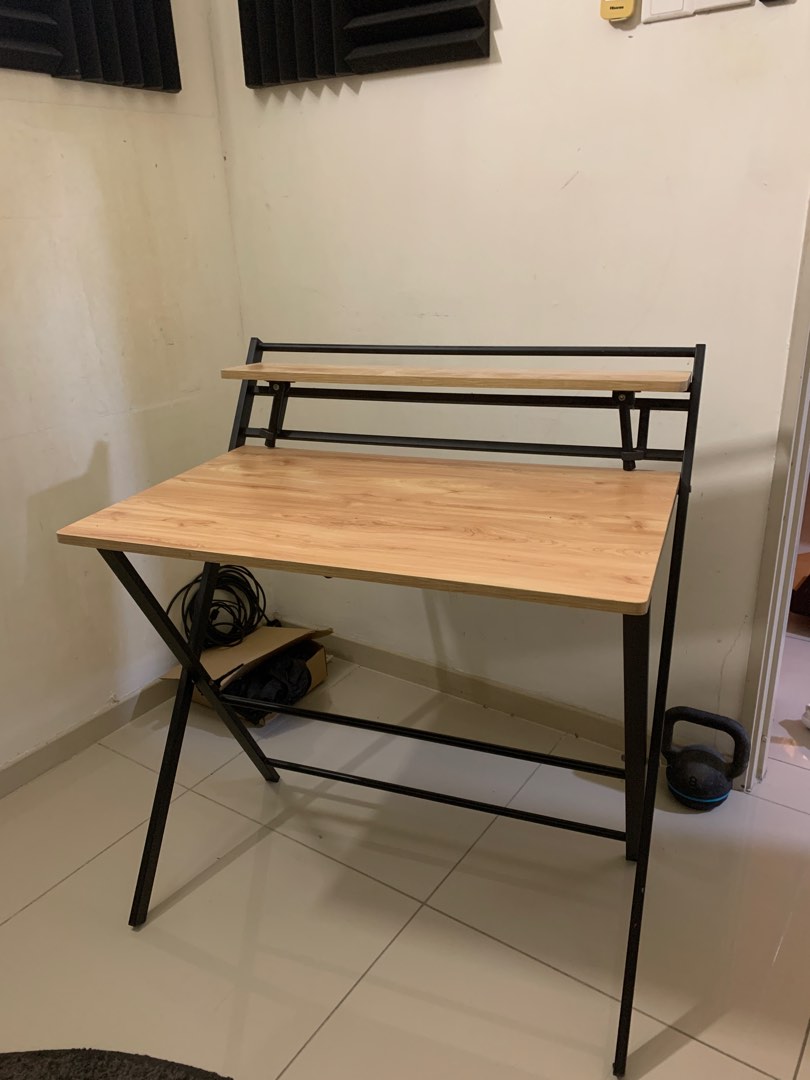 Study Table (Can fold), Furniture & Home Living, Furniture, Tables ...