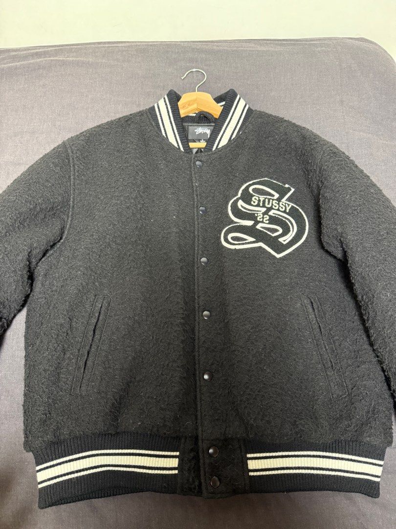 Stussy CASENTINO WOOL VARSITY JACKET Stussy Casentino Wool Stussy CASENTINO WOOL VARSITY JACKET Stussy Casentino Wool