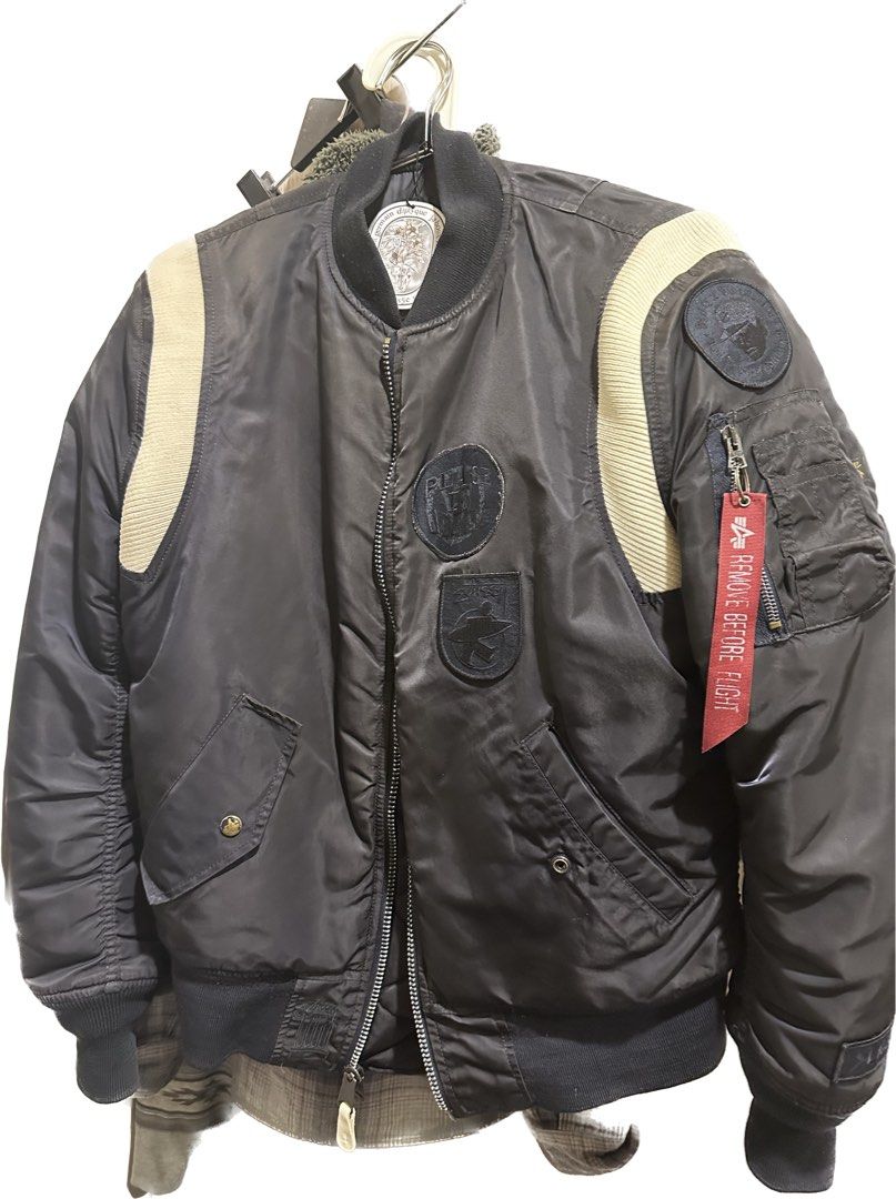 STUSSY 25週年ma-1 fragment undefeated, 他的時尚, 外套、夾克、大衣在旋轉拍賣