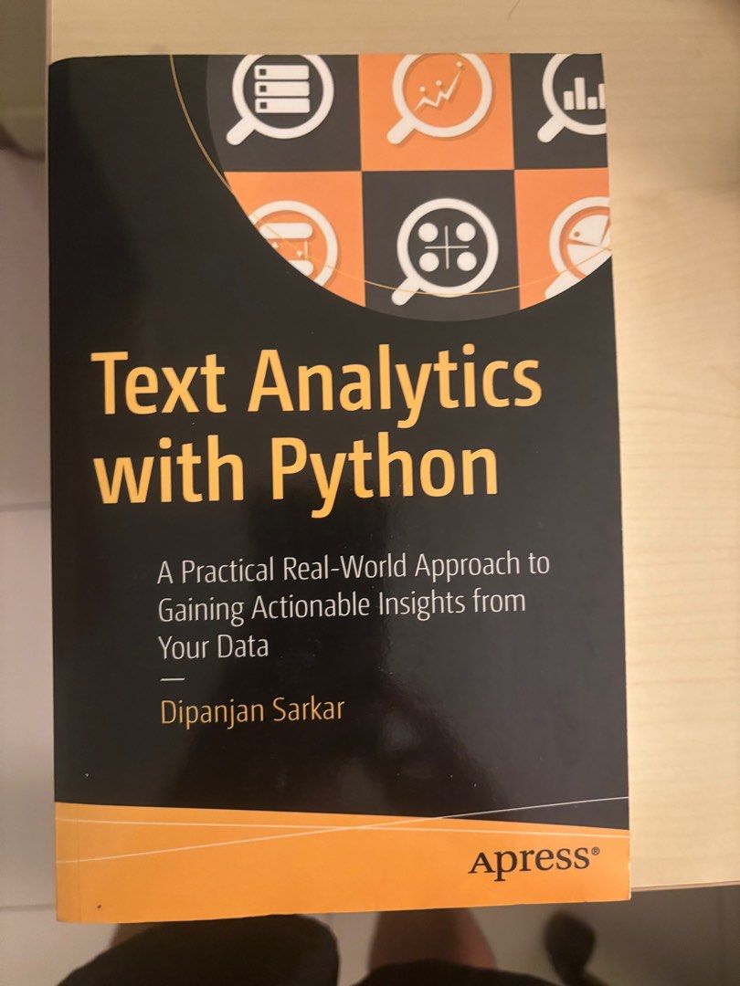 Text Analytics with Python (Category: Textbooks) located in Singapore. Submitted by notabird (Listing ID 1340987152, Image 1). Description: .