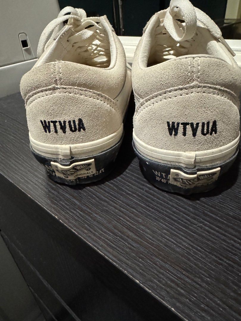 Vans x WTAPS (Category: Sneakers) located in Kuala Lumpur. Submitted by potatolover00 (Listing ID 1341007113, Image 3). Description: Vans x WTAPS white US6.5, 24.5cm Wore few times only Condition 8.5/10 Looking for serious buyer.