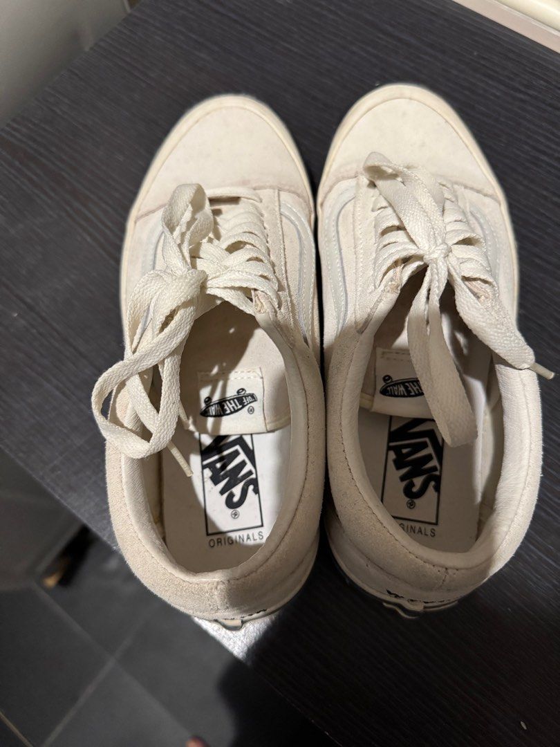 Vans x WTAPS (Category: Sneakers) located in Kuala Lumpur. Submitted by potatolover00 (Listing ID 1341007113, Image 2). Description: Vans x WTAPS white US6.5, 24.5cm Wore few times only Condition 8.5/10 Looking for serious buyer.