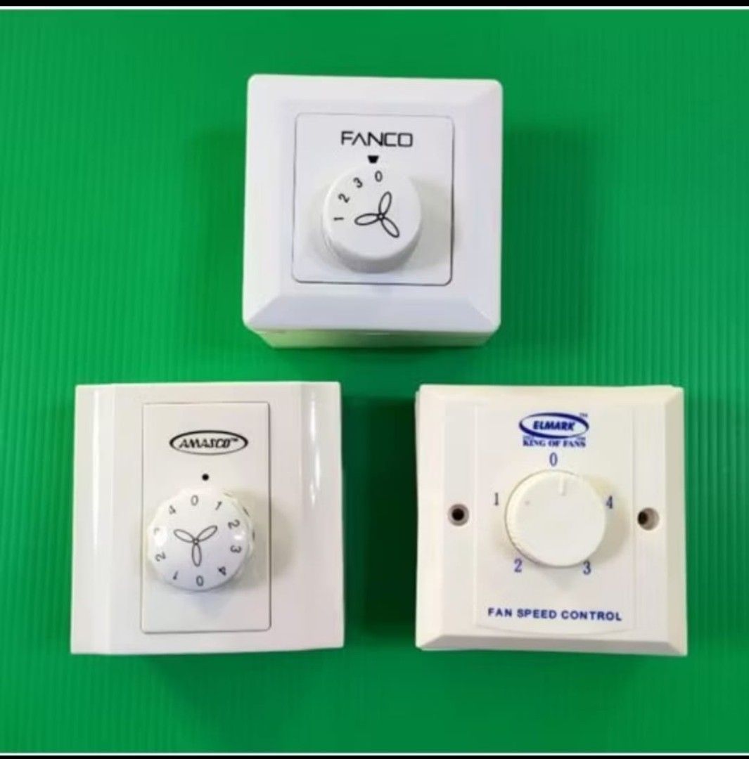 Wall Regulator , AC Ceiling fan (Category: Fans) located in Singapore. Submitted by greengoodgreen (Listing ID 1340995684, Image 1). Description: Limited stock First Come First Service Well Stock Last Wha..tsapp 9325..3444 AC Fan Wall Regulator 1) Fanco Brand -3 Speed 2) Elmark Brand-4 Speed 3) Crestar Brand-4'Speed Brand New without warranty..