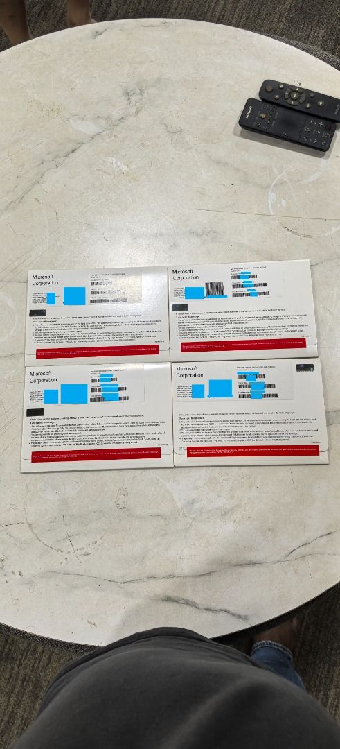 Windows 10 Pro License. (Category: Office & Business Technology) located in Singapore. Submitted by mehbub_h (Listing ID 1340908708, Image 2). Description: Original Microsoft Windows 10 Pro license. Sealed pack. 4 License available. Price are negatable. Please contact 9880 9948.