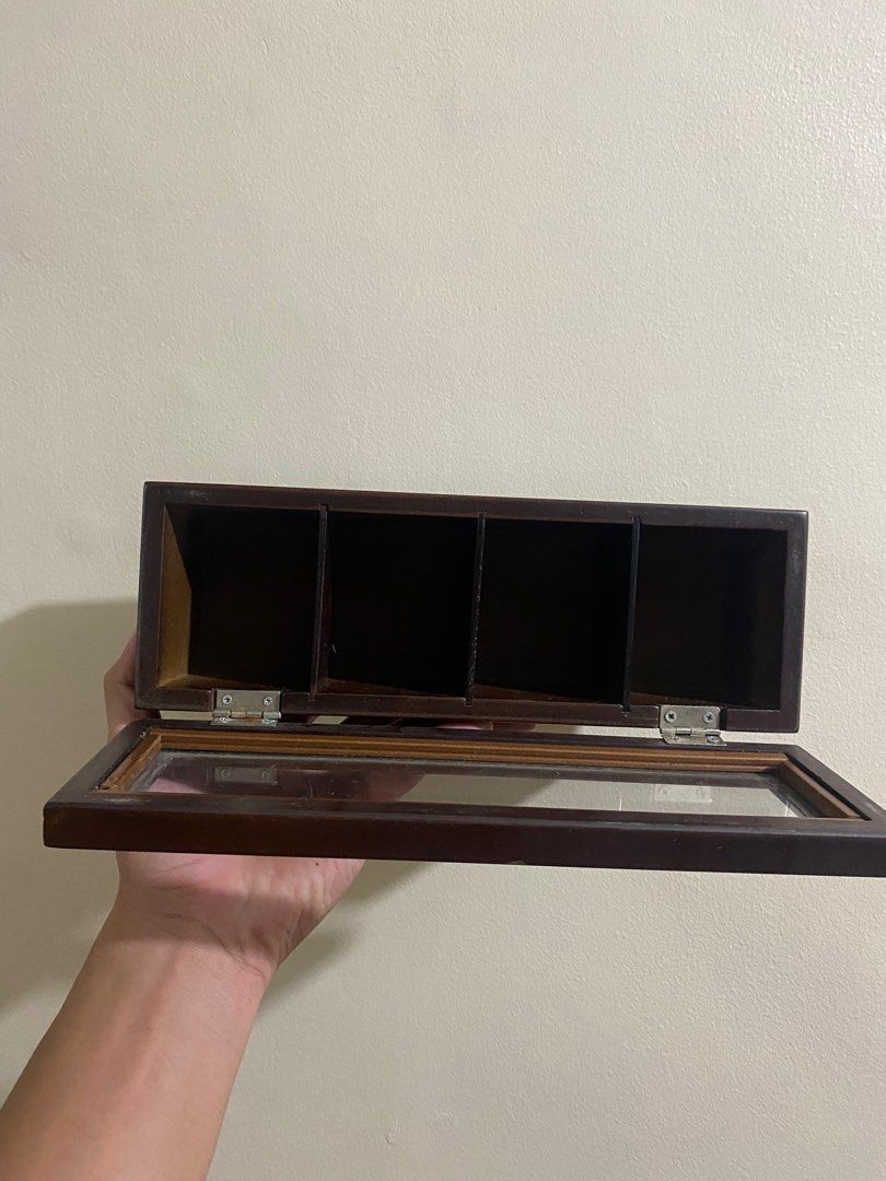 Wooden Tea Container Wooden Home Decor (Category: Other Home Decor) located in Baliuag. Submitted by pauseller (Listing ID 1340932049, Image 2). Description: From Japan Surplus As is condition Gcash Lbc cop or J&T Baliwag, Bulacan.