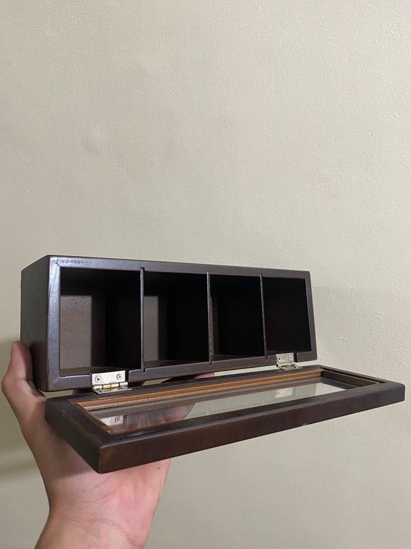 Wooden Tea Container Wooden Home Decor (Category: Other Home Decor) located in Baliuag. Submitted by pauseller (Listing ID 1340932049, Image 3). Description: From Japan Surplus As is condition Gcash Lbc cop or J&T Baliwag, Bulacan.