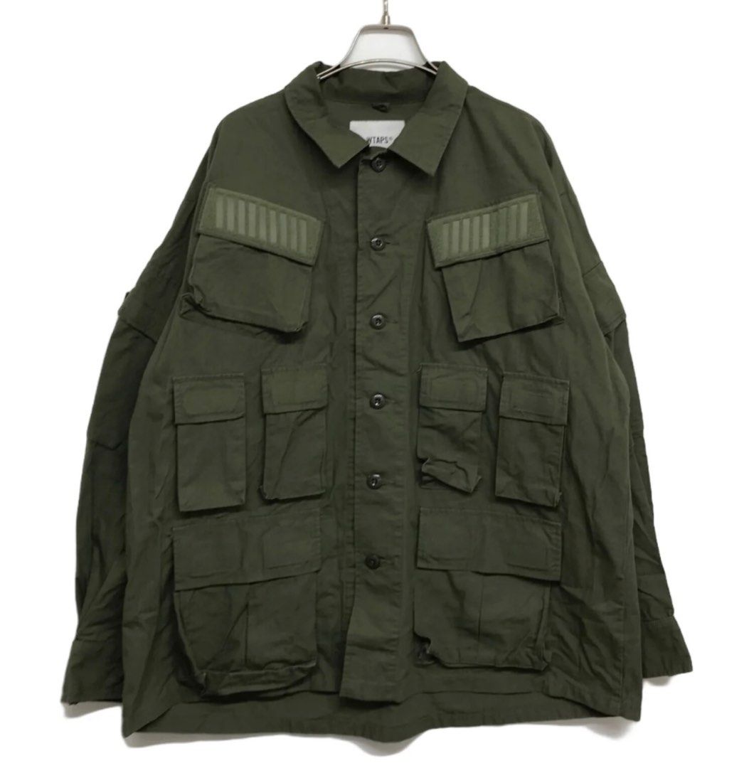 WTAPS🇯🇵 modular jacket (Category: Coats, Jackets and Outerwear) located in Silang. Submitted by silang_drip (Listing ID 1340974097, Image 3). Description: Wtaps modular jacket military M-51 inspired 9/10 condition Medium to Large 25X29.5 All details specified on The image slide provided Issue: Japanese text script on the top wash tag Slightly negotiable Shipping fees applies to sure takers .