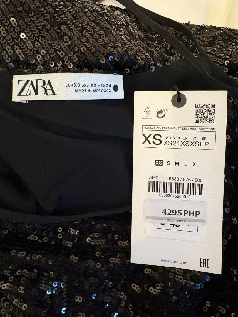 ZARA DRESS XS (Category: Evening dresses & gowns) located in Taguig. Submitted by grayf0x (Listing ID 1340950499, Image 3). Description: USED ONCE GOOD AS NEW.