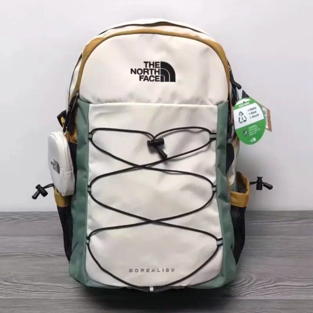 north face borealis blue backpack Women's Luxe The North Face Borealis 7323450598020 up design Color:Fawn Grey Gardenia White (OKY)