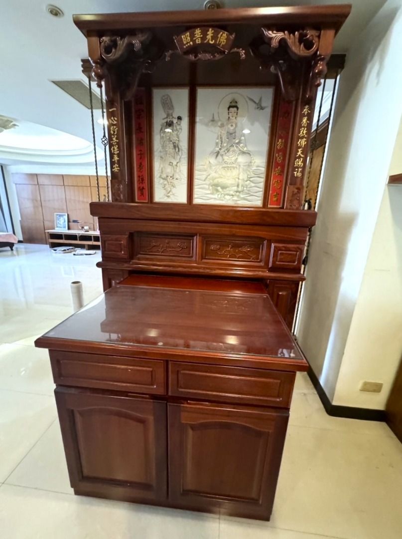 四款神桌 4800起 實木雕花 上桌下桌 供桌 神明桌