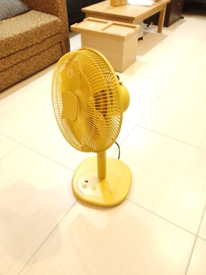 黃黃 正負零±0 極簡風12吋生活電風扇XQS-Z710(芥末黃) 黃色風扇極簡風