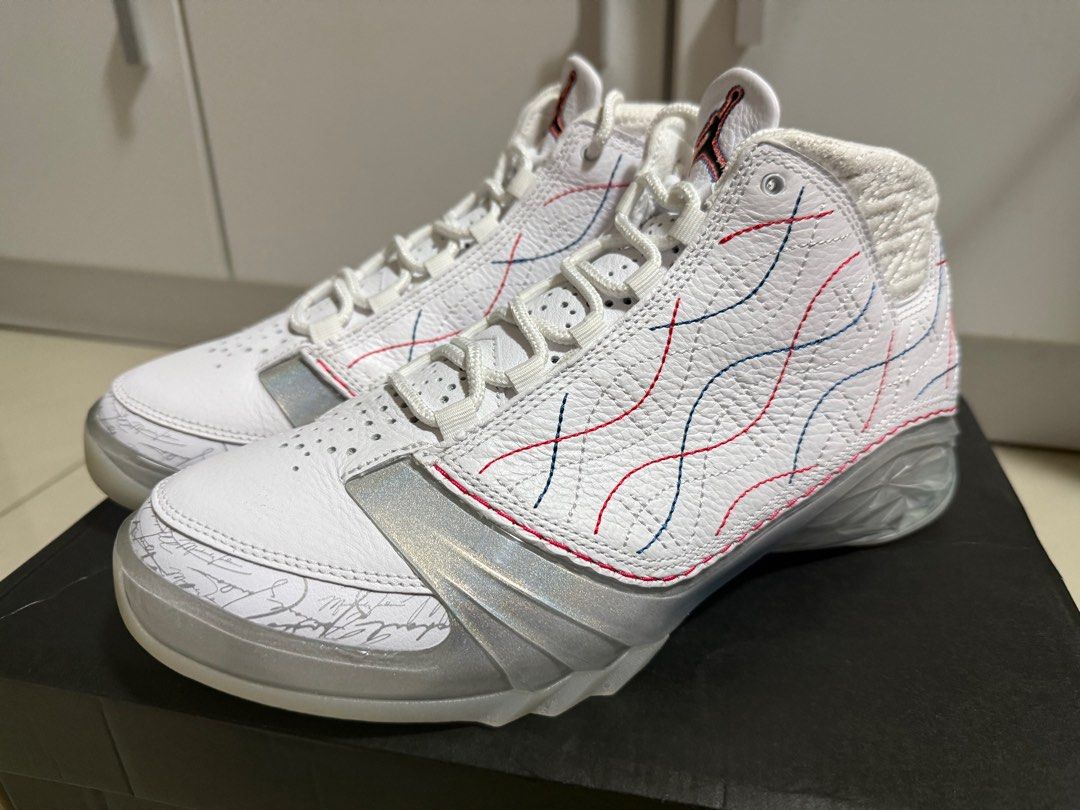 全新NIKE AIR JORDAN 23 DNA RETRO US 9 稀有白銀限量復刻籃球鞋男鞋