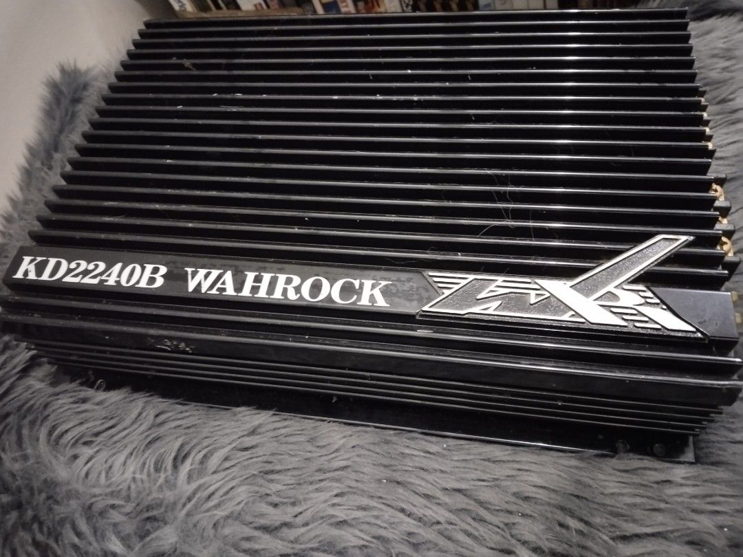 Affordable WAHROCK KD2240B Power Amplifier 😍🫰 Untested (Category: Soundbars, Speakers & Amplifiers) located in Malolos. Submitted by afford.japan (Listing ID 1341052072, Image 2). Description: Japan Surplus 😍🫰.