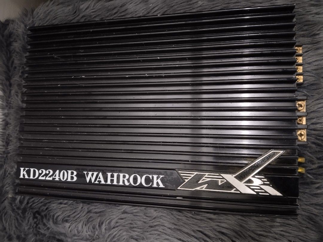 Affordable WAHROCK KD2240B Power Amplifier 😍🫰 Untested (Category: Soundbars, Speakers & Amplifiers) located in Malolos. Submitted by afford.japan (Listing ID 1341052072, Image 1). Description: Japan Surplus 😍🫰.