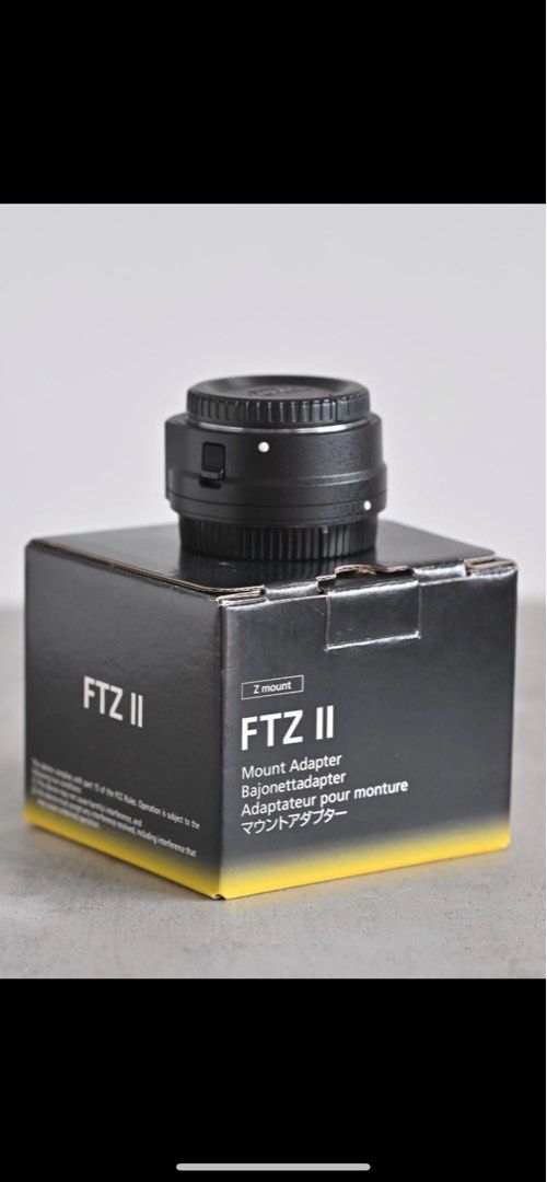 [🔥全新未使用] 尼康 FTZ II 镜头转接环 适用于 Nikon Z50、Z、Z6、Z8、Z9 镜头、Z 镜头628630713300501124