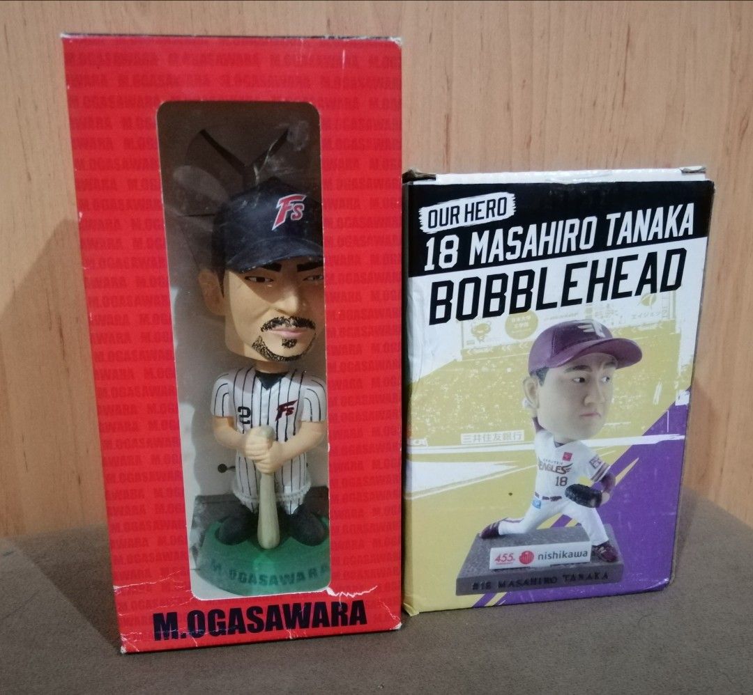Bobblehead baseball bundled set of two (Category: Figurines & Statues) located in Quezon City. Submitted by goldencity1964 (Listing ID 1341198898, Image 1). Description: Selling these baseball bobblehead as set of two Scan all pictures WYSIWYG. AS IS MURANG MURA NA PO.... 450 pesos DALAWA NA PO SILA TEXT FOR MEET UP.