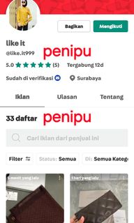 (Kategori: ) berada di . Dikirim oleh nita.mulyaa (ID iklan 1341051094, Gambar 1). Deskripsi: .