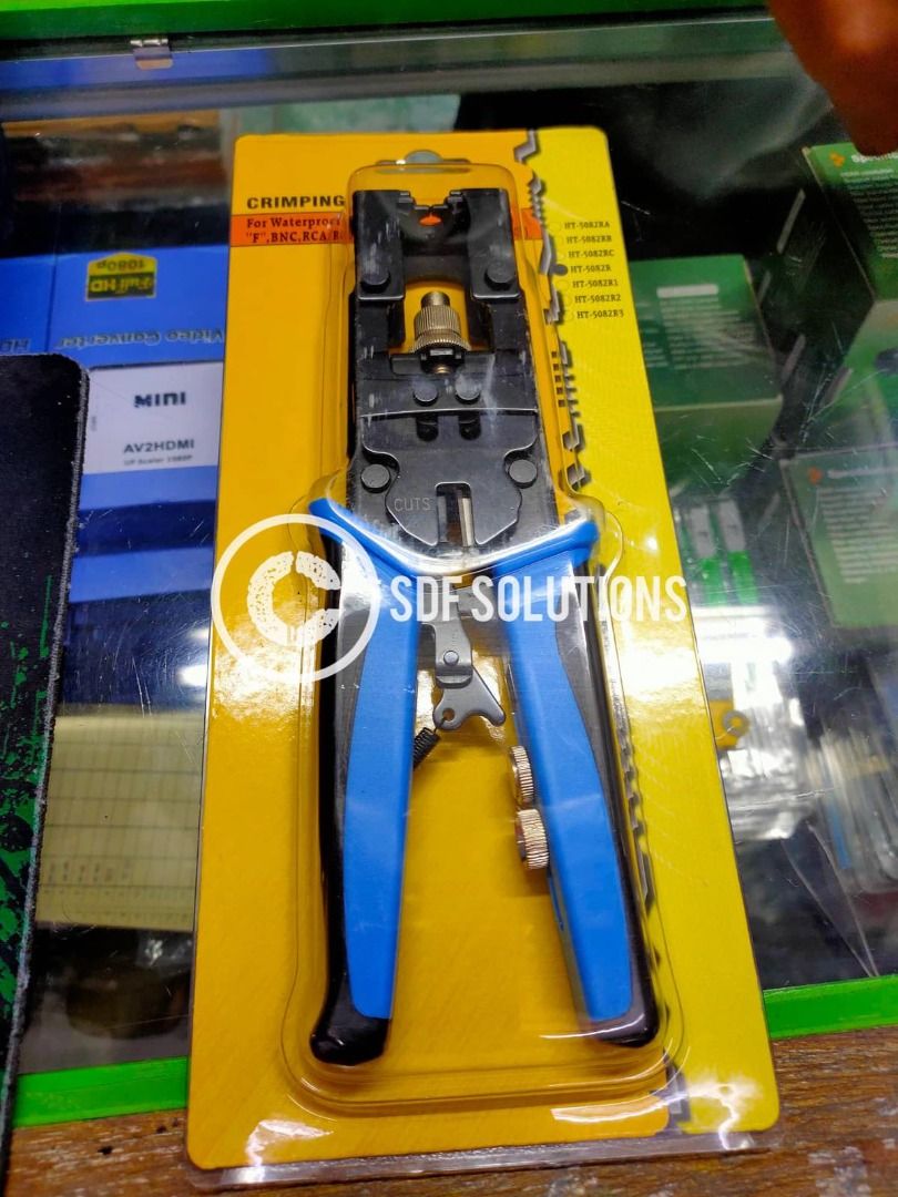 Compression Tool Crimper (F,BNC,RCA) (Category: Networking) located in Manila. Submitted by sdfsolutions (Listing ID 1341107422, Image 1). Description: [TT30] Compression Tool Crimper (F,BNC,RCA) Warranty: 1 Month.