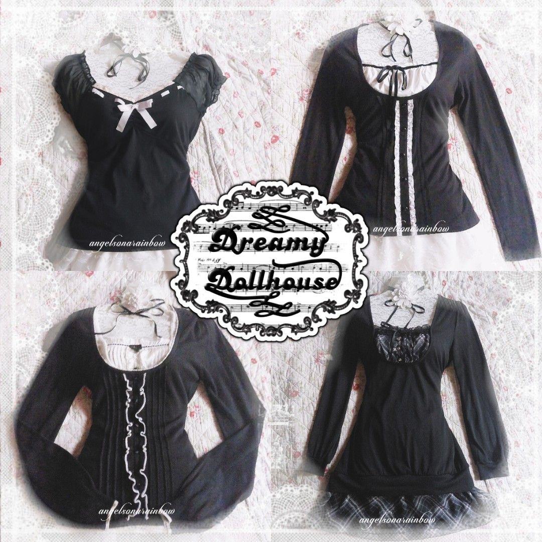 Coquette Dark Fatale Frame Academia Preppy (Category: Longsleeves) located in Pasig City. Submitted by angelsonarainbow (Listing ID 1341160972, Image 1). Description: 𝄞⨾𓍢ִ໋♬⋆.˚𝄢ᡣ𐭩 𝓓𝓻𝓮𝓪𝓶𝔂 𝓓𝓸𝓵𝓵𝓱𝓸𝓾𝓼𝓮 ୨ Posting Date: December 12 ♡ Time: 5pm GMT+8 ♡ Where: IG (@angelsonarainbow) ୧ ♫⋆｡♪ ₊˚♬ JP branded garments such as Glacier, Pinky Girls, etc. 𝄞⨾♡♫♡𝄞⨾ Kindly browse and thoroughly read Angel’s Rules to Abide By via the link in our 