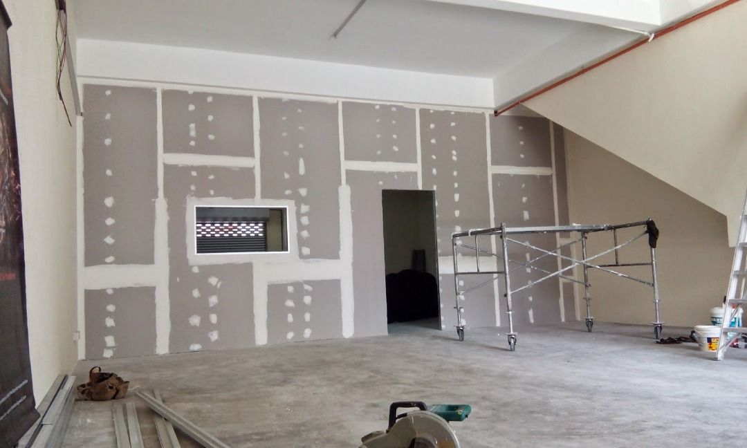 DINDING JENIS PARTITION GYPSUM DRYWALL l pasang dinding kering anda l ...