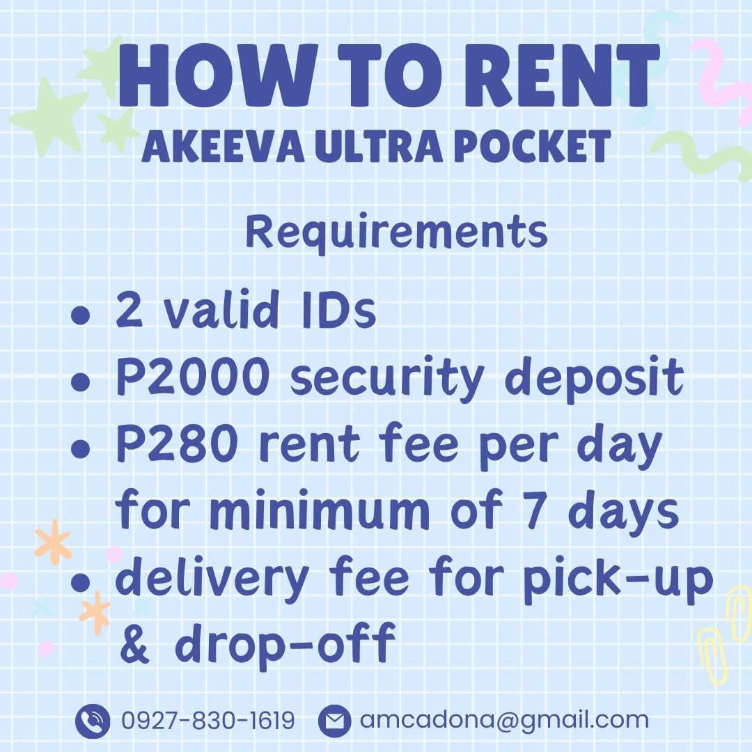 FOR RENT AKEEVA ULTRA POCKET (Category: Strollers) located in Quezon City. Submitted by amcadona (Listing ID 1340854848, Image 3). Description: Are you looking for a compact and lightweight stroller? Elon’s Akeeva Stroller is now open for Rent! If you’re planning for a vacation anytime soon, Akeeva Ultra Pocket Stroller is a must! Perfect for Family Travel🤗 For only 280 per day minimum 7 days☺️.