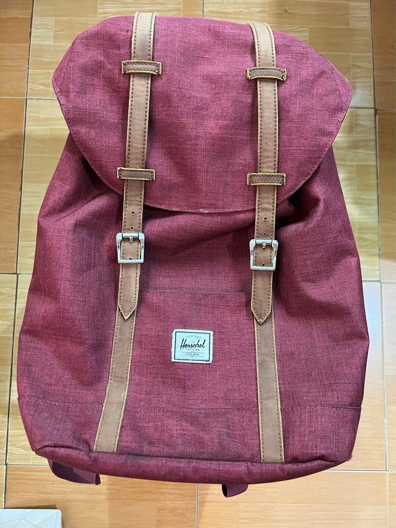 Herschel maroon backpack clearance