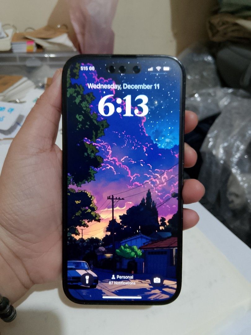 Iphone 14 Pro Space Black 128 GB (Category: iPhone 14 Series) located in Caloocan City. Submitted by closethavenco (Listing ID 1341148864, Image 2). Description: Iphone 14 Pro Max - Lady Owned - No Issue - 128 GB - Space Black - 88 Percent Battery Health.