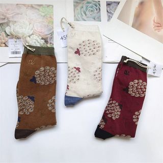 JAPAN brand 45R elegant simple classic style women's socks SOCKS629757754167071128