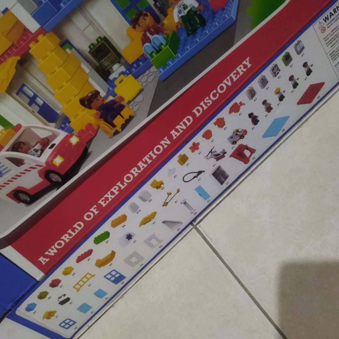 KIddy star educational blocks funny blocks mega hospital city house ...