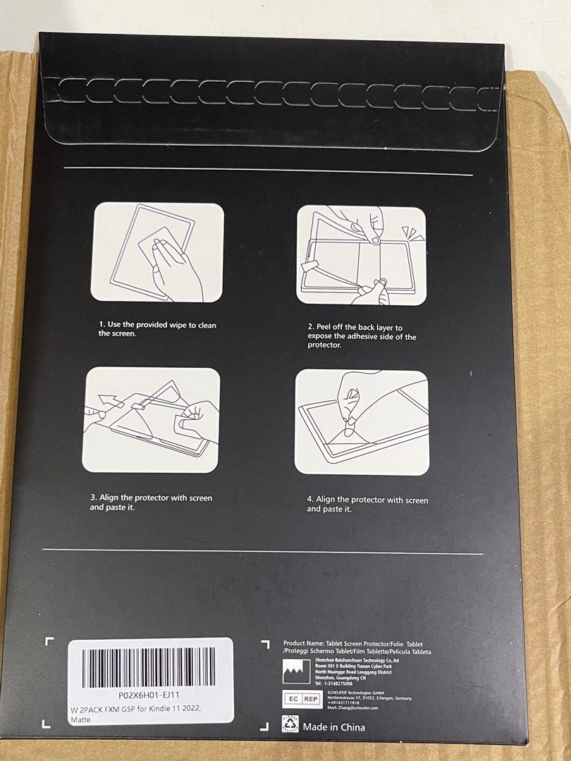 Kindle Basic Screen Protector (Category: E-Readers) located in Manila. Submitted by dough_not (Listing ID 1341081180, Image 2). Description: Kindle Basic Screen Protector fits any kindle basic 6” screen size (also fits kindle basic 2024) DOES NOT FIT PAPERWHITE brand new rfs: not buying a kindle basic anymore.