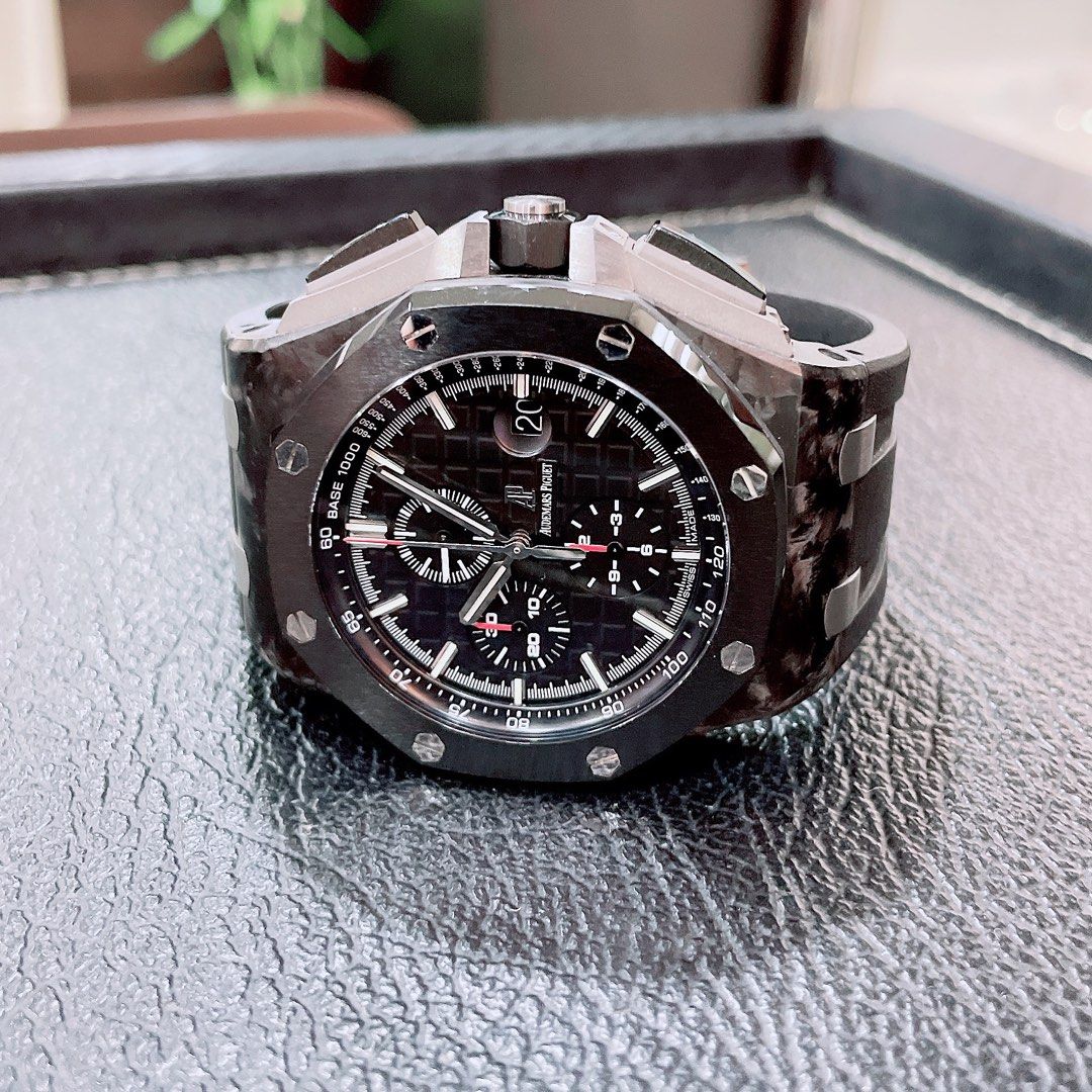 LNIB AP Royal Oak Offshore Ref.26400AU Novelty Carbon Chronograph 44mm Luxury Watches on Carousell