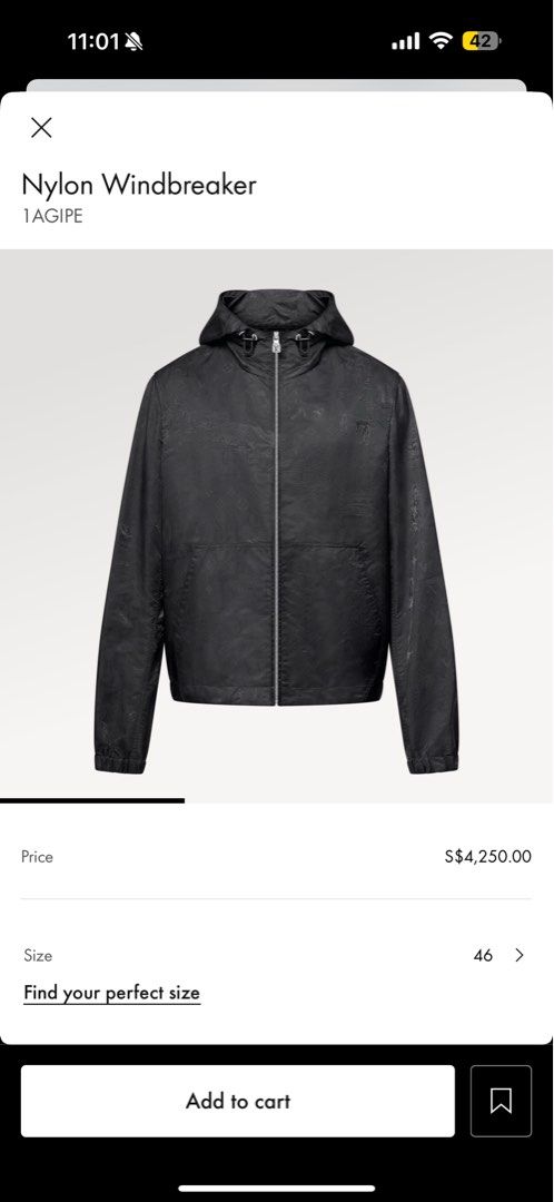 Louis vuitton nylon jacket 2025