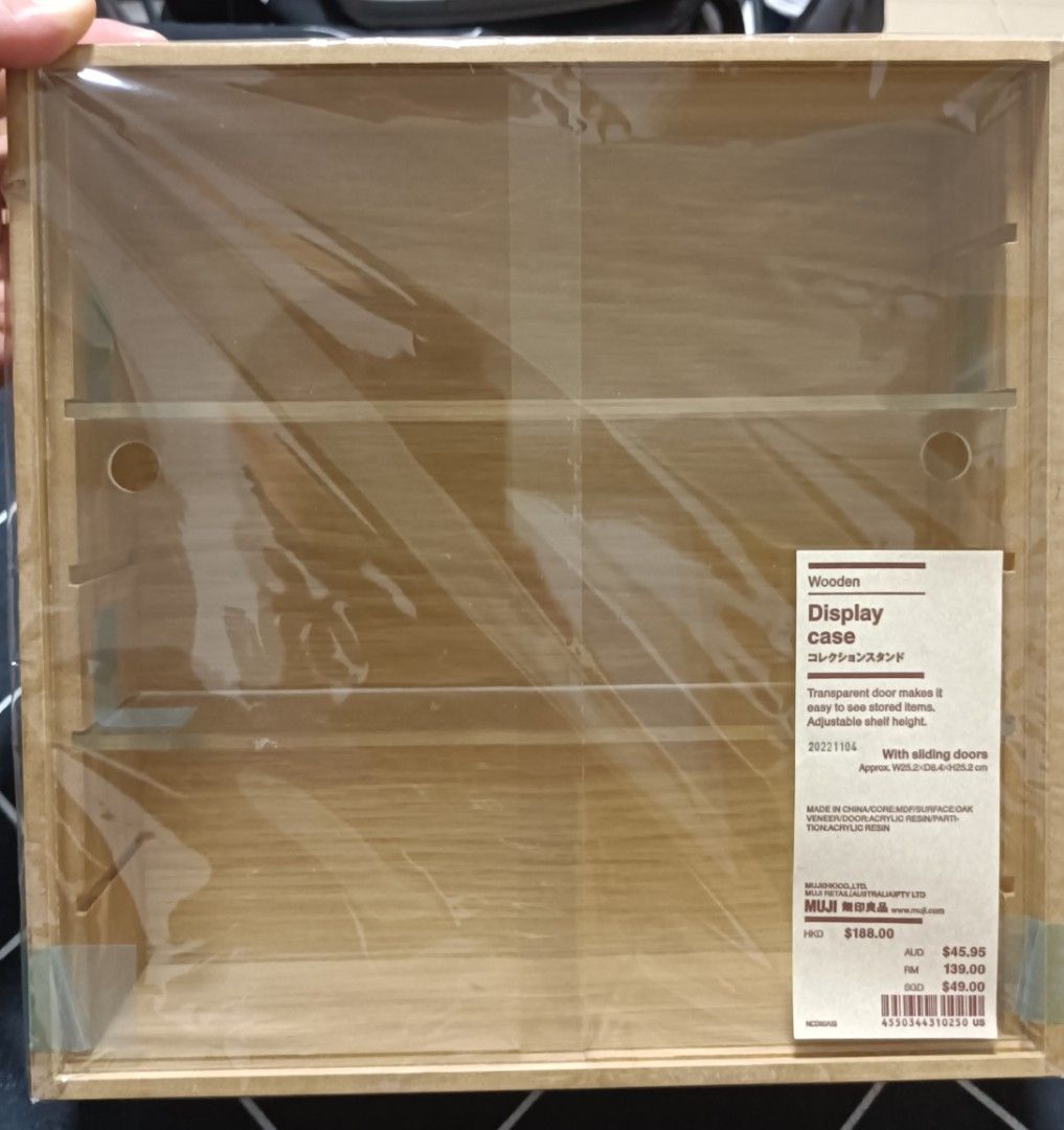Muji Display Case (wooden, original), Furniture & Home Living — free download