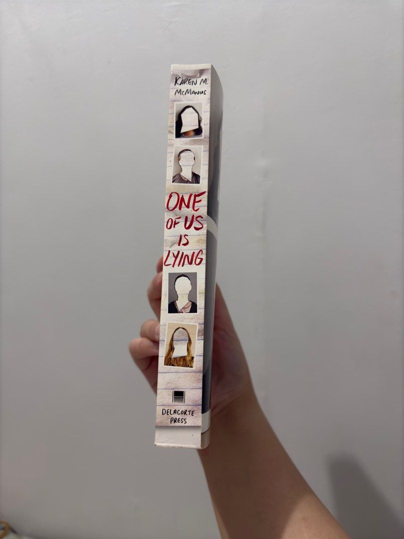 One of Us is Lying (Category: Storybooks) located in Bacoor. Submitted by kinssi (Listing ID 1341117701, Image 2). Description: FOR SALE: One of us is lying - 250 - has minor dents on book cover - read only once - bought from fullybooked Two can keep a secret - 300 - has minor dents on book cover - read only once - bought from fullybooked 💵: gcash/ maya/ seabank 🚚: j&t/ sdd 📍: bacoor, cavite .