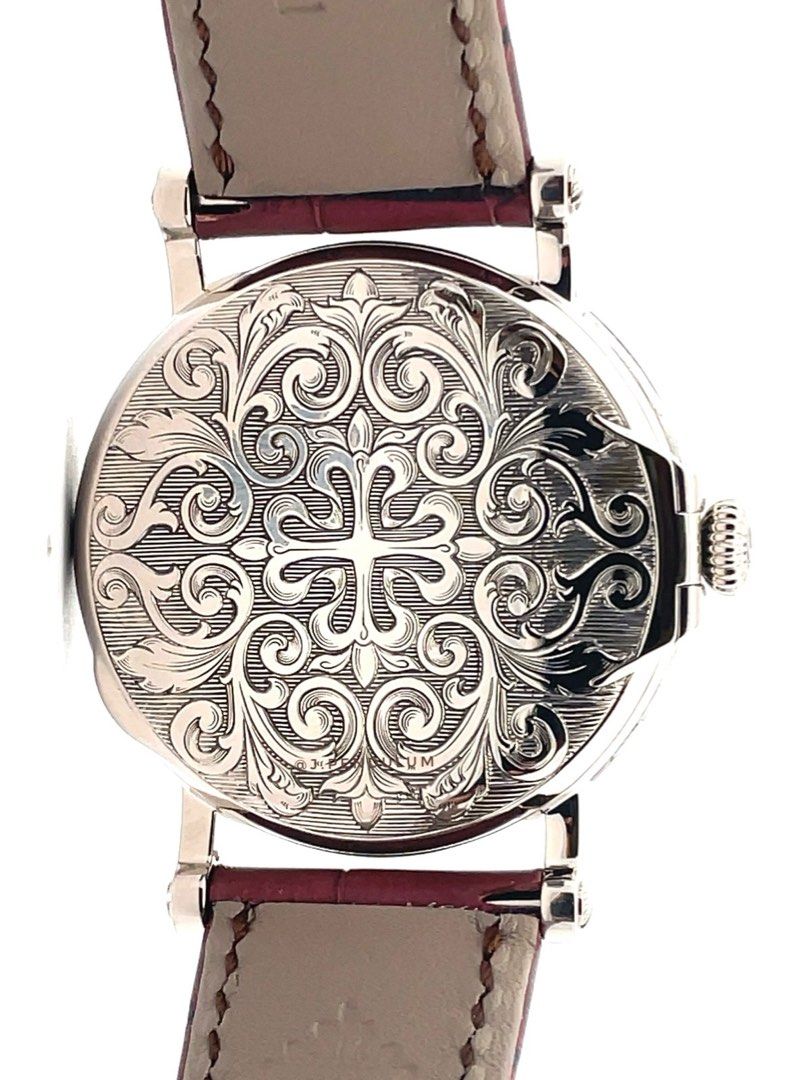 Patek Philippe Perpetual Calendar Retrograde Hand Engraved White Gold