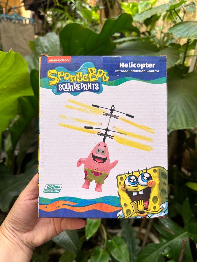 Patrick star helicopter (Category: Remote Control Toys) located in Paranaque City. Submitted by kaelstoypalace (Listing ID 1341072085, Image 2). Description: Infrared induction control Rechargeable .