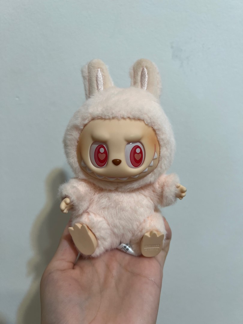 Pink Sitting Labubu Hobbies Toys Toys Games On Carousell Pink Sitting Labubu 1733925401 6c3e8bcd